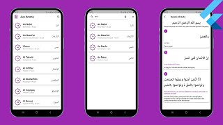 Tutorial Membuat Aplikasi Juz Amma dengan Flutter screenshot 5