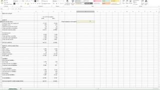 Calculating Fixed Assets to Net Worth Ratio in Excel
