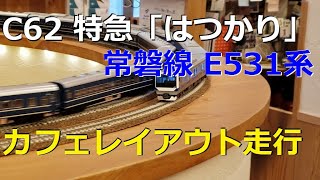 天賞堂カンタム C62「はつかり」編成＆常磐線E531系