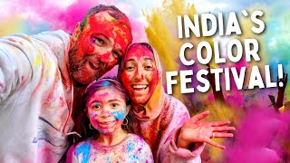 Americans Playing Holi In India! (India's Color Festival)