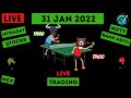 Live Intraday Trading on 31 Jan 2022 | Nifty Trend Today | Banknifty Live Intraday Strategy Today