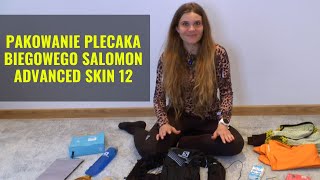 Co można spakować do plecaka biegowego Salomon Advanced Skin 12