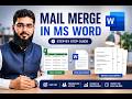 Mail Merge in MS Word Complete Tutorial in Urdu | Affan Computer Academy