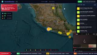 LIVE : Real-Time Earthquake & Volcano Monitoring Dashboard screenshot 5