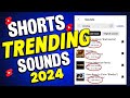 SHORTS Trending Sounds 2024 How To Find Trending Sounds On Youtube Shorts Shorts Viral Tricks