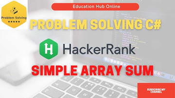 Hacker Rank Problem (Simple Array Sum) C# | URDU