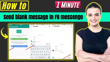 How to send blank message in FB messenger 2024