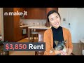 Living In A $3,850/Month Apartment In San Francisco | Unlocked
