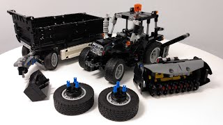 Mini Farm Tractor with Trailer RC showcase [Free Instructions]