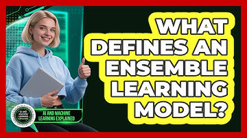 What Defines An Ensemble Learning Model?