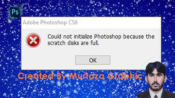 scratch disks are full problem in photo shop 2019