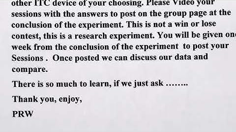 The Enlightenment Experiment