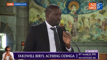 LISTEN: Sifuna COMFORTS the Odinga Family with a Warm Tribute to the Late Beryl