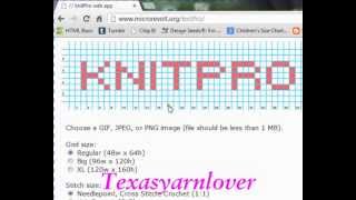 This is a tutorial on how to use the Knitpro Graph maker offered by Microrevolt.com. It