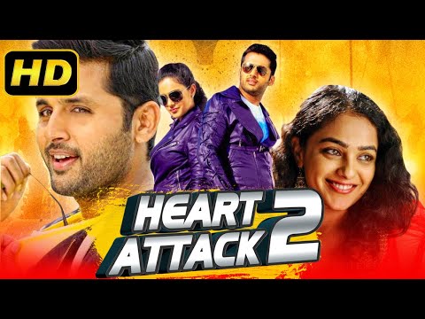 हार्ट अटैक २ - नितिन की धमाकेदार मूवी। नित्या मेनन | Heart Attack 2 South Hindi Dubbed Movie