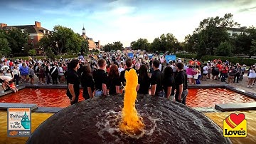 OSU Homecoming 2025: Fountain Dyeing and Royalty Coronation