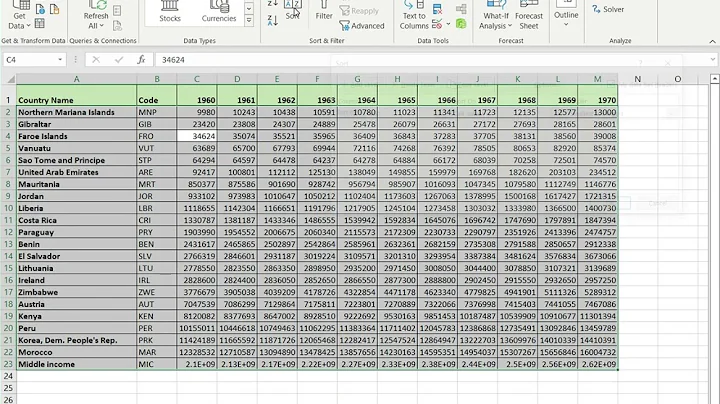 How to sort in Excel but keep rows together