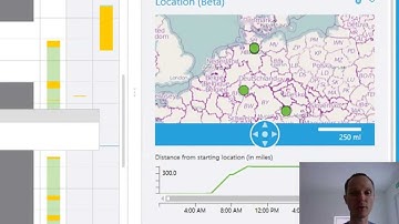 Location-based time tracking with time cockpit