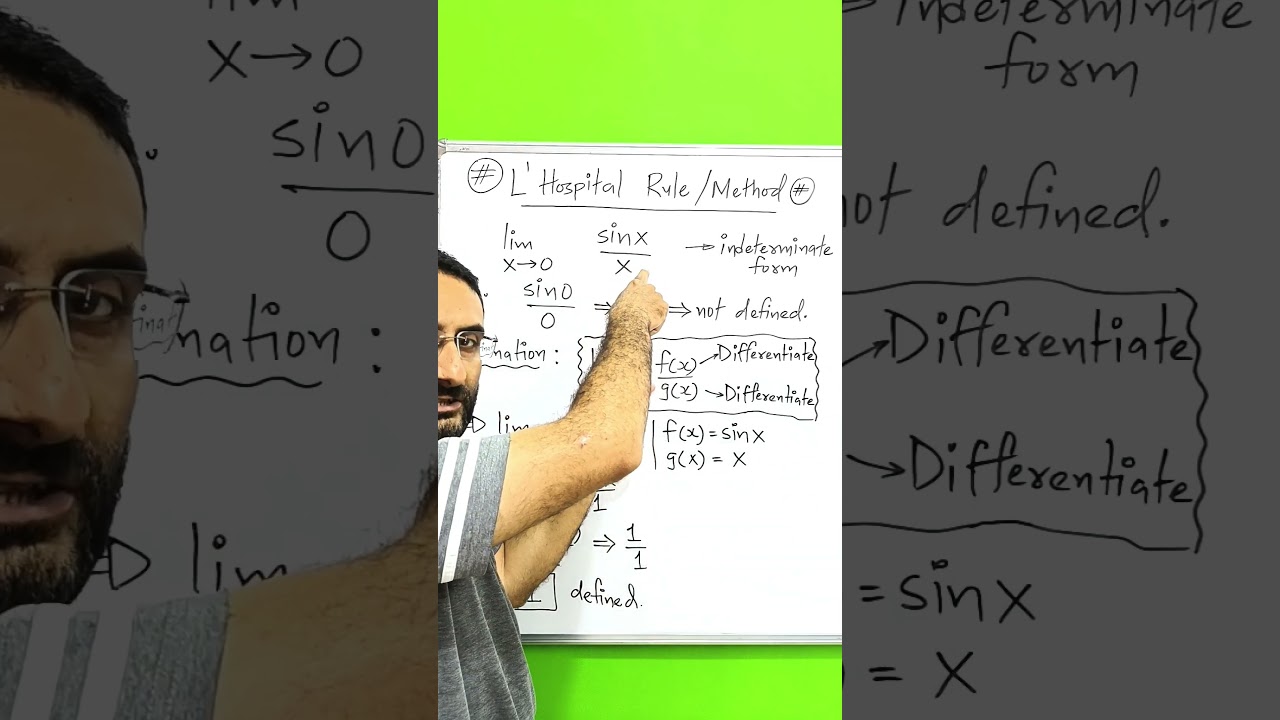 What is L hospital Rule | method | indeterminate forms value