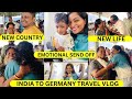  to  flight  travel vlog  emotional send off at chennai airport  tamil vlog  germany