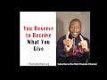 You Deserve To Receive What You Give #empath #boundaries