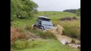 New Defender Green Laning in Wales May 2021