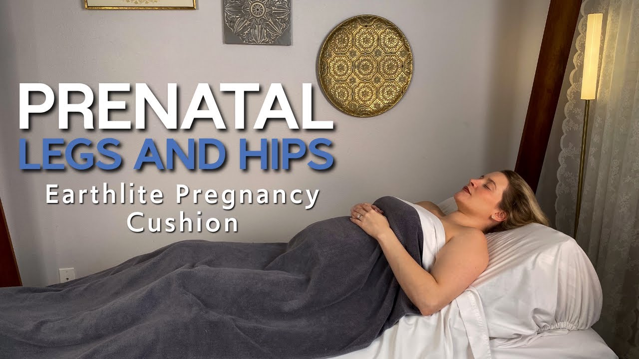 Prenatal Massage Techniques I Legs and Hips I Prone Bolster Cushion