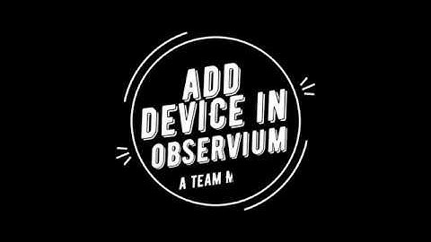 Add Device to Observium
