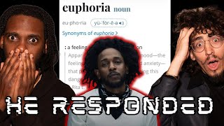 DRAKE DISS - Kendrick Lamar Euphoria Reaction - HE DIDN'T DISAPPOINT!