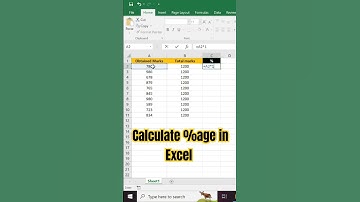 How to Calculate Percentage in Excel || Percentage Formula #excel