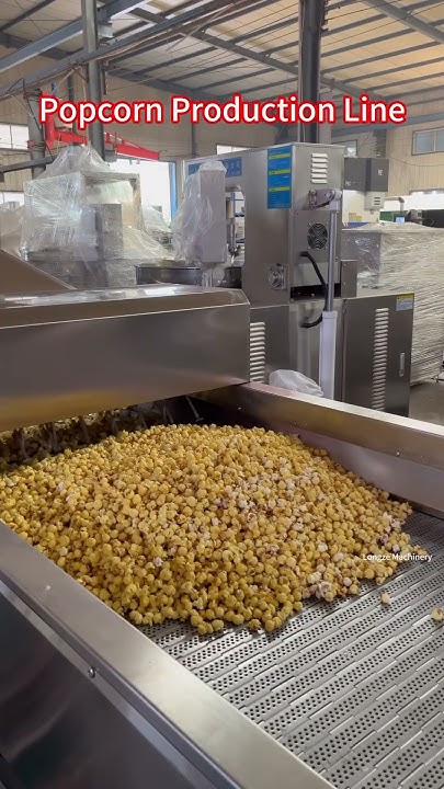 Caramel Popcorn Making Machine Industrial Automatic Popcorn Production ...