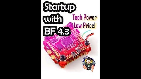 HGLRC F748 FC ESC Stack startup tutorial with Betaflight 4.3 Official