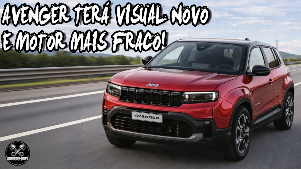 AVANGER TERÁ VISUAL NOVO E MAS MENOS POTÊNCIA, RENAULT BRIDGER NO ...