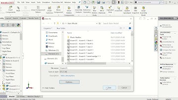 How to Save an Assembly File as One Part when 3D Printing STL
