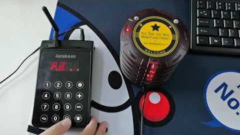 Comment paramétrer la mode de vibration/ bipper/clignement de biper RETEKESS TD103