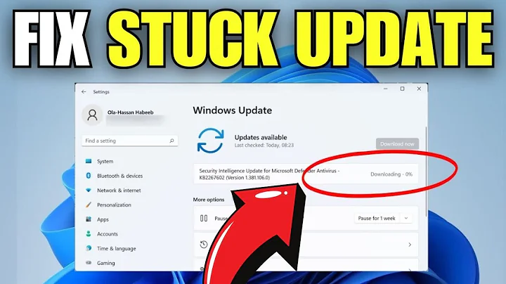 How to Fix  Windows Update Stuck on Random Percent [2025]