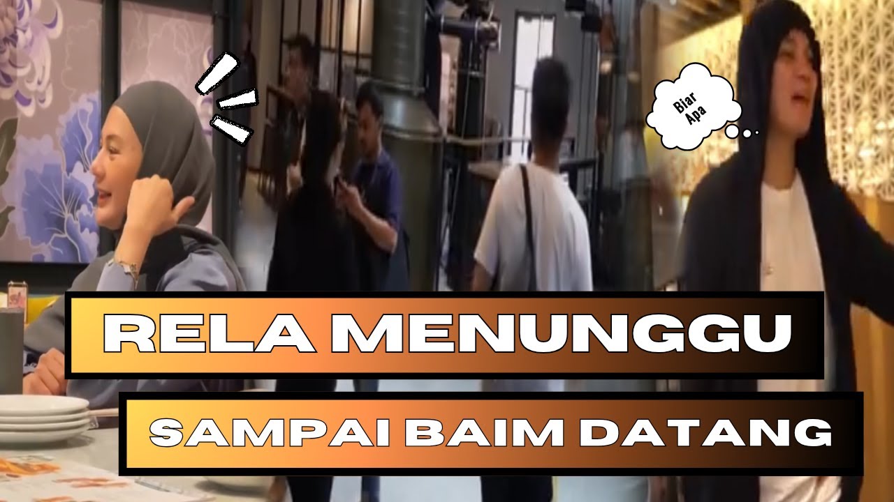 MINTA KEPASTIAN, PAULA RELA MENUNGGU BAIM SENDIRI SAMPAI DILIHATIN BANYAK ORANG...