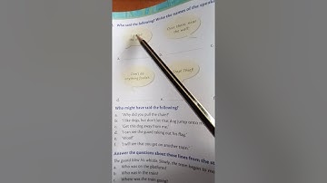 English Literature: Video 4 Explanation of Q/A of L-The Railway Journey