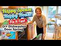LG Dishwasher Broken Door Spring Replacement – Step-by-Step Fix