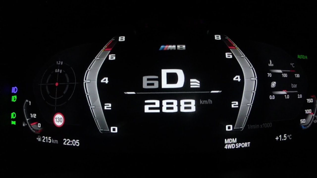 2020 BMW M8 Competition Cabrio: acceleration 0 - 288 kmh - YouTube