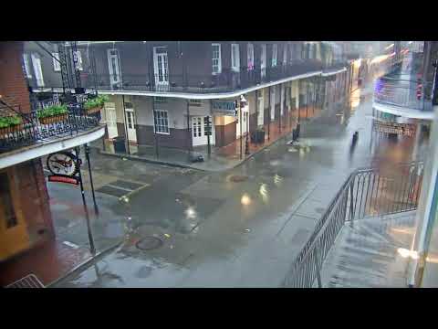 EarthCam Live: Hurricane Ida - Bourbon Street, New Orleans