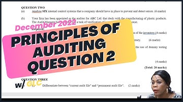 ATD PRINCIPLES OF AUDITING DECEMBER 2022 Q2