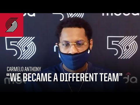 Carmelo Anthony: "We became a different team" | Trail Blazers vs. Grizzlies
