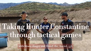 Taking Hunter Constantine through a Tactical Games stage 2024