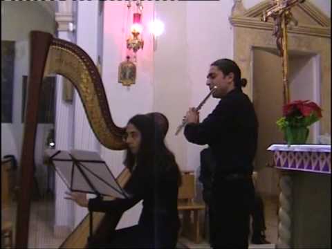 Daniele & Daniela Ave Maria di Schubert Arpa e Flauto