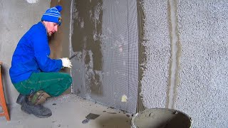 видео: АРМИРУЮ штукатурку из ПОЛИСТИРОЛБЕТОНА - начало картинка: АРМИРУЮ штукатурку из ПОЛИСТИРОЛБЕТОНА - начало