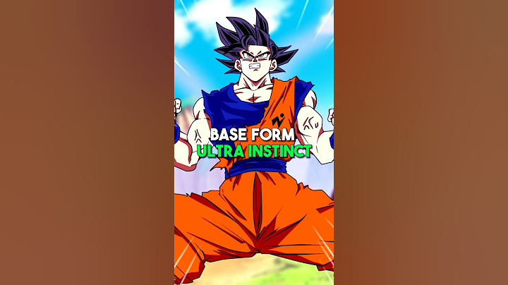 When Goku Makes Ultra Instinct His Base Form #shorts #dragonballsuper