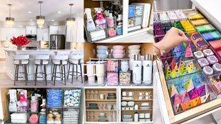 DIY KITCHEN MAKEOVER | Satisfying Clean and Kitchen Restock Organizing on A Budget