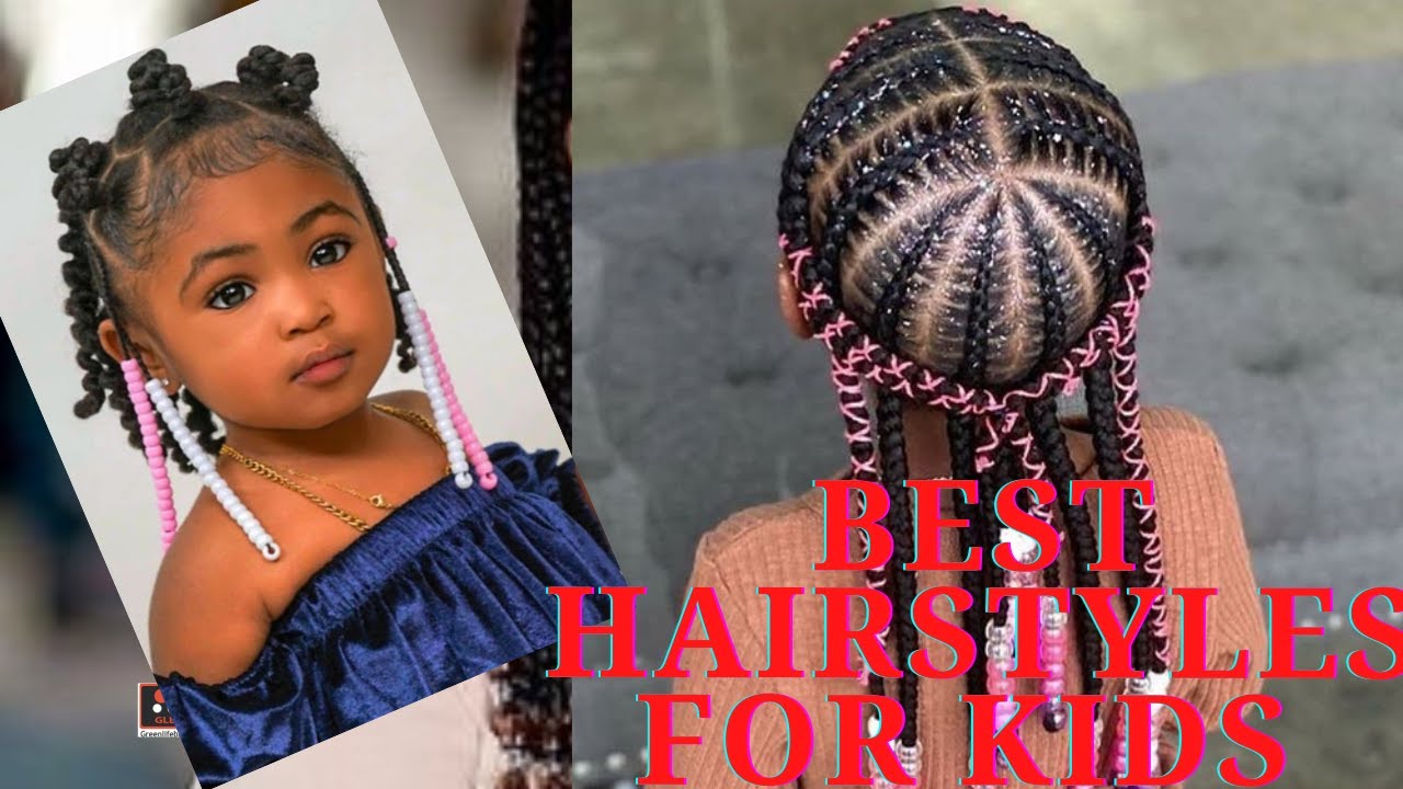 Pictures of Braided hairstyles for little girls /braids for kids - YouTube