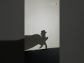 Recreating michael jackson dance with shadow from hands